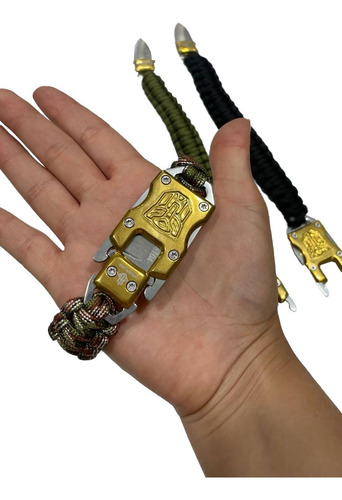 Pulsera Navaja Táctica Cuerda Paracaídas Supervivencia