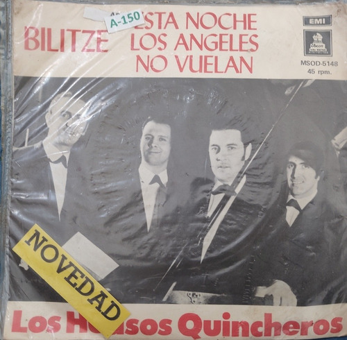 Vinilo Single De Los Huasos Quincheros Bilitse (a150