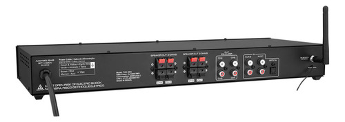 Amplificador Receiver Residencial Taramps Ths-4004 400w Rms Cor Preto Potência De Saída Rms 400 W 127/220v