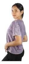Comprar Polo Topsportfitnes Corto Ovsize Cherry Lazo Morado Pack 2
