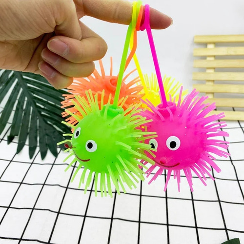 Erizo Luz Grande 12pz Erizo Para Niños Con Luz Regalo Fiesta