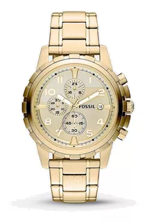 Reloj Para Hombre Fossil Dean Fs4867 Dorado