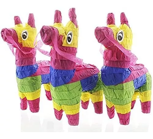 Mini Piñatas De Burro Para Fiesta De Cumpleaños Infantil Cin