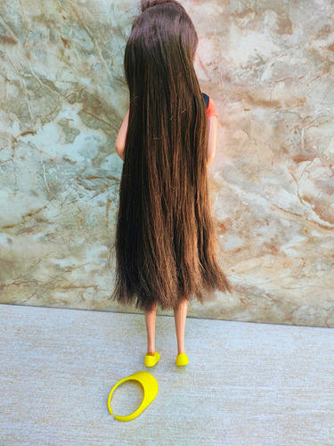 Barbie Glitter Hair Morocha Pelo Largo 90s (Usado)