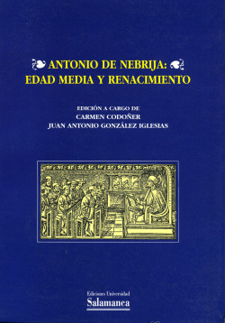 Libro Antonio De Nebrija:edad Media Y Renacimientode Vvaa