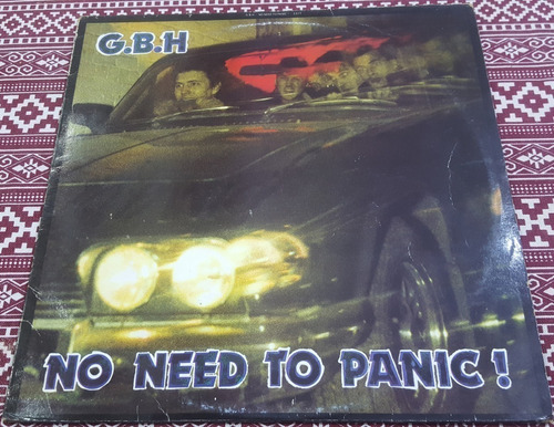 Gbh No Need To Panic! Lp Frances 1ra Ed Exploited Uk Subs