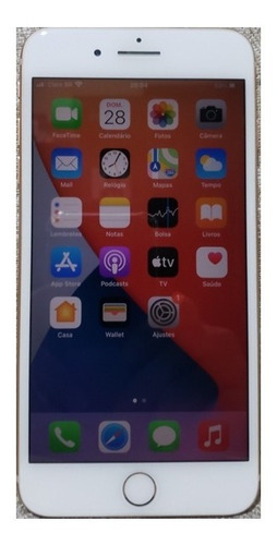 iPhone 8 Plus 64gb Dourado Golden - Usado - Tela 5,5 Pol