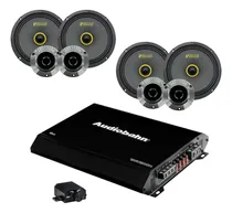 Comprar Paquete Amplificador 1 Ch+2 Sets De Medios 6.5 Reactive Bass