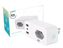 Comprar Tomada Inteligente Wi-fi Bekcommerce Dupla Usb Usbc  16a Com Medidor Consumo 127v 220v Bivolt  Wifi Alexa Tuya Smart Life Google