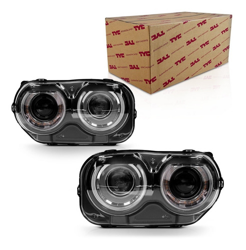 Par Farol Dodge Challenger 2015 2016 2017 18 19 20 Projetor