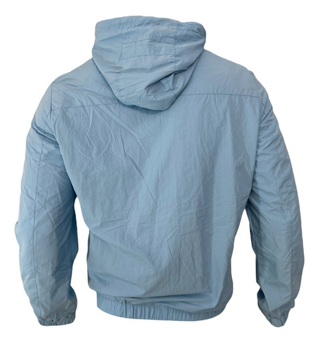 Chamarra Impermeable Hombre Ligera Gorro Desmontable Slim