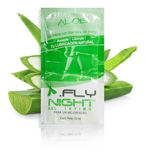 Gel Intimo Lubricante Fly Night Neutro X12 Sobres 10cc