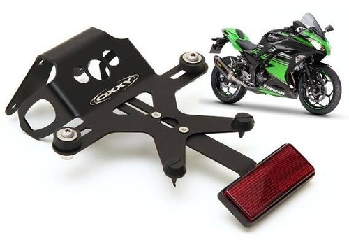 Suporte De Placa Eliminador De Paralama Oxxy Ninja300 Kawazaki Sup0009