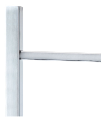 Papeleira De Chao Quadrada Com Reserva Dupla Inox - 4026