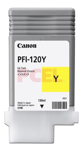 Tinta Canon Pfi-120 Amarillo P/ploter Tm200 2888c001aa