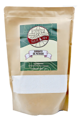 Sorbato De Potasio 1kg Conservador - Taste & Joy