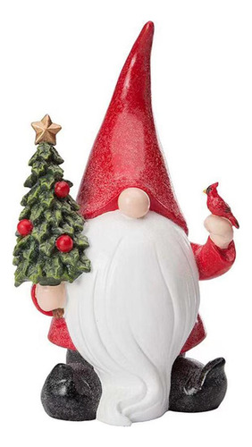 Nuevo Set De Decoración De Papá Noel Enano Con Barba Blanca