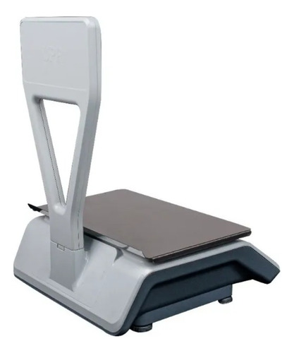 Balança comercial digital Systel UPA 38580AR de 31 kg com mastro branco de 330 mm x 220 mm