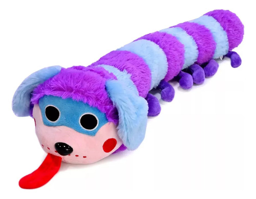 Peluche Perro Oruga Lila