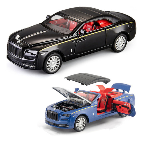 Coche Metálico Miniatura Rolls Royce Dawn Limusina Cabriolet