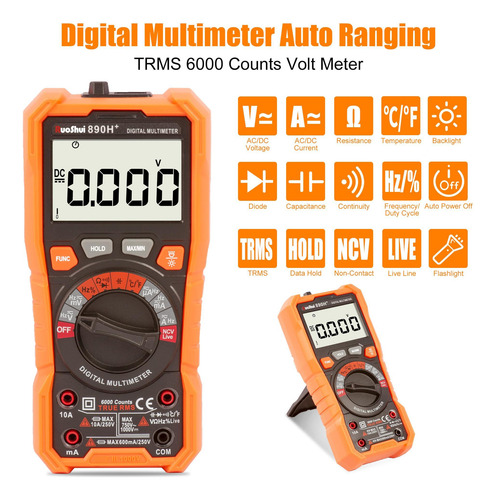 Multímetro Digital T-rms 6000 Cuentas 1000v T-rms