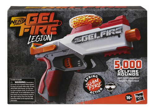 Nerf Pro Gelfire Legion Spring Action Blaster, 5000 Gel