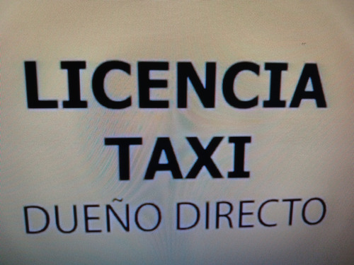 Licencia De Taxi
