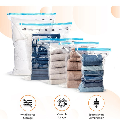 Bolsas De Almacenamiento Con Compresión Al Vacío Que Ahorran