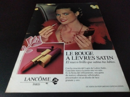 (pe059) Publicidad Clipping Lapiz Labios Lancome * 1982