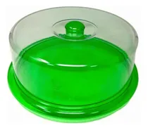 Comprar Panera Pastelera De Plástico Transparente Y Plato Color