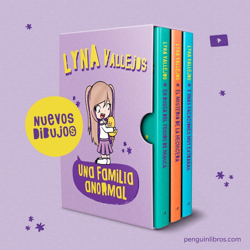 Imagen 1 de 6 de Pack Una Familia Anormal ( 3 Libros) - Vallejos Lyna