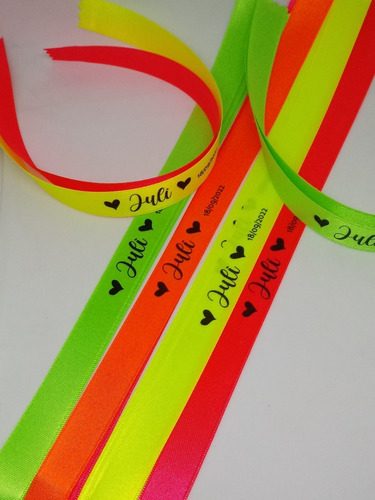 Pulseras De Tela Personalizadas- Raso Fluo- Pack 50 !!