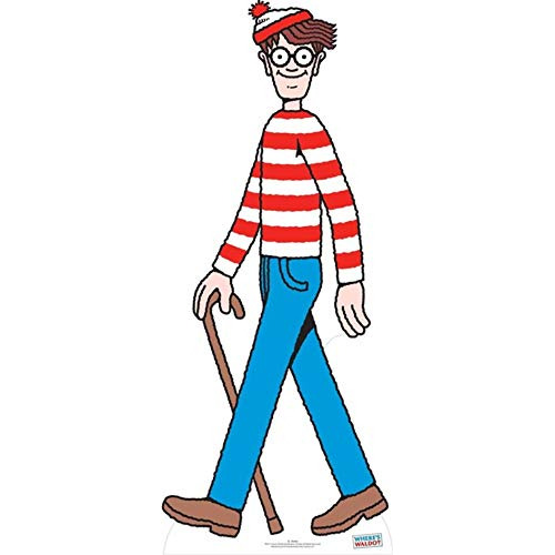 ¿dónde Está Wally? Figura De Cartón Tamaño Natural...