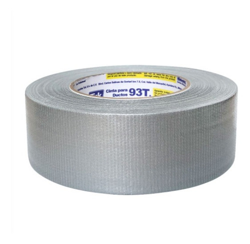 Cinta Para Ducto 48 Mm X 50 M Impermeable Gris 3pz