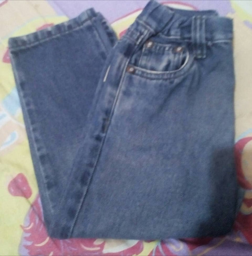 Jean Pantalón De Niño Talla 2, Con Cintura Elástica