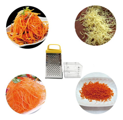 Ger For Queso Y Verduras De 4 Caras De Acero Inoxidable Con