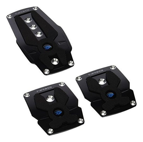 Innovaciones Nrg Pedal Pdl-200bk Negro Cepillado De Alu