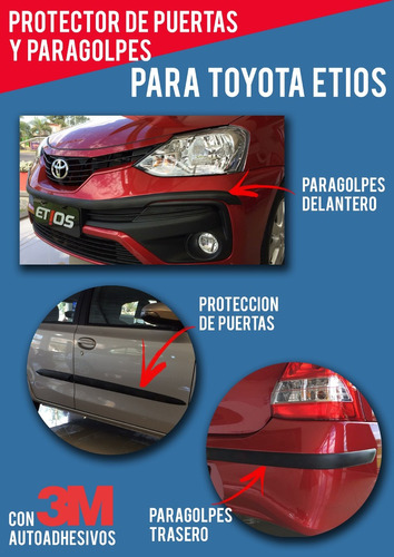 Protector De Paragolpes Etios 5puert 2020/18 Kenny Molduras