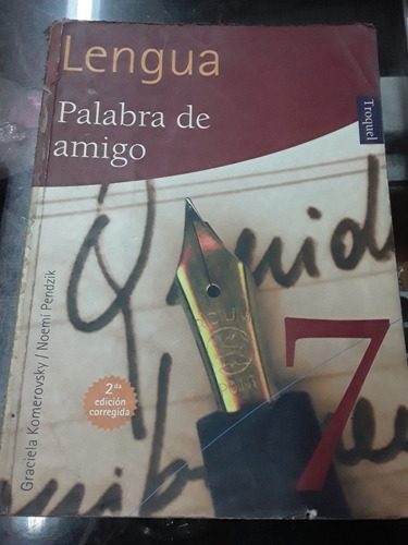 Lengua 7 Palabra De Amigo Troquel Lote X 2 Libros (Usado)