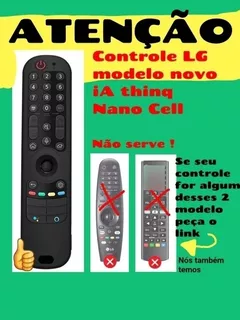 Capa Silicone Controle Remoto Tv LG Nano Cell Ia LG Ia