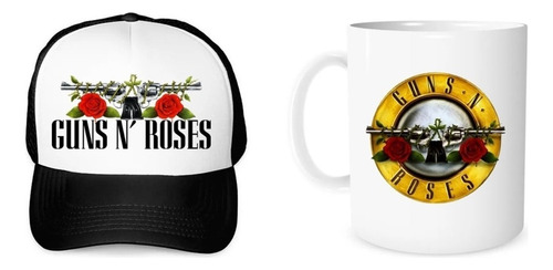 Gorra Unisex De Malla Y Taza 11oz Guns And Roses Gnr Slash