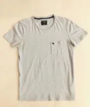 Comprar Abercrombie & Fitch Playera Azul Jaspeado Original