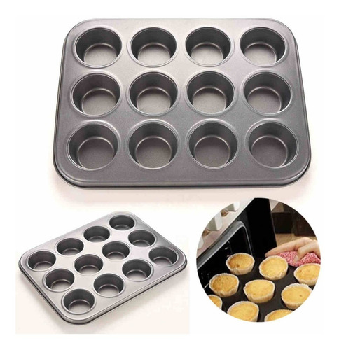 Kit Reposteria Budinera Muffins Teflon Bowl Batidor Cornet