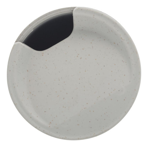 Copo Térmico Parede Dupla Lyor Branco De Bambu E Pp 500ml