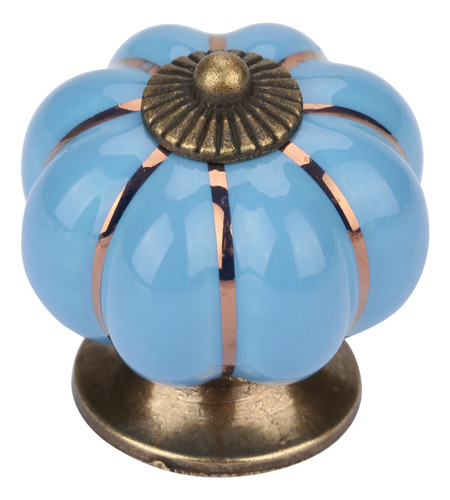 Tirador De Cerámica Pumpkin Knobs De Estilo Europeo Para Hab