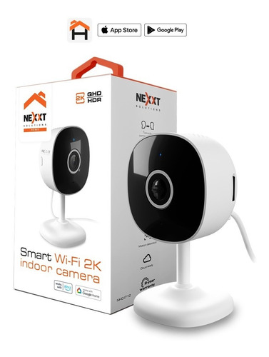 Camara Fija Wifi Nexxt Interior Deteccion Movimiento + Audio
