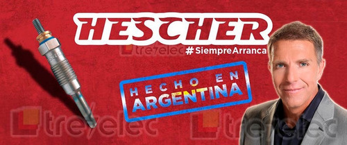 Bujia Incandescente Precalentamiento Hescher Diesel Vw Gol Senda Saveiro Polo Caddy 1.6 Passat Golf 1.9 D