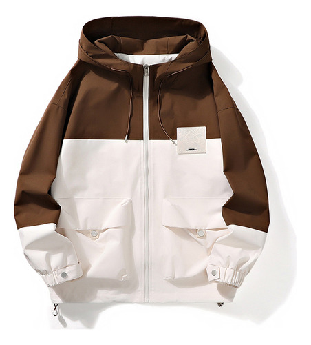 Chaqueta Deportiva Con Capucha De Otoño Para Hombre