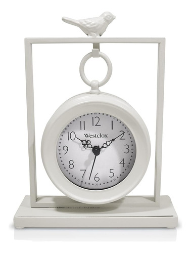 Westclox De 8 PuLG. Reloj De Bolsillo Negro Reloj De Mesa Mo