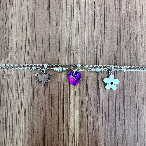 Imagen 4 de 9 de Pulsera De Plata 925 Cristal Swarovski Mujer Agálea Joyeria